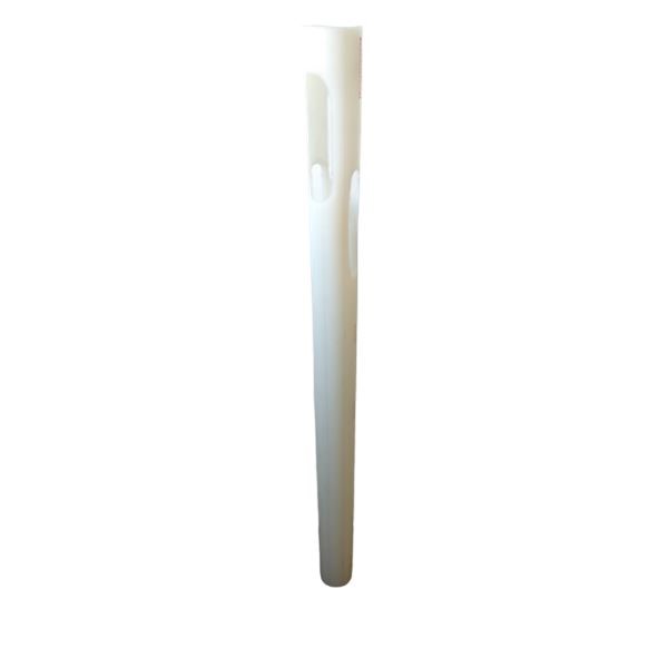 Plastic railing post, white 76x1100mm USED
