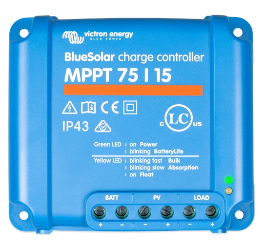 Victron Energy BlueSolar MPPT 75/15 napelem töltésvezérlő