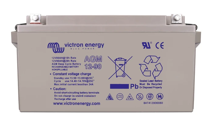 Victron Energy 12V/90Ah AGM Deep Cycle Battery